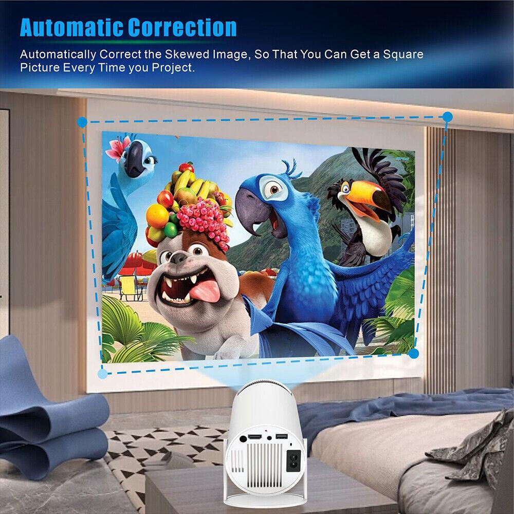 5G 4K Projector Smart HD LED WiFi Bluetooth HDMI USB Android Office Home Theater